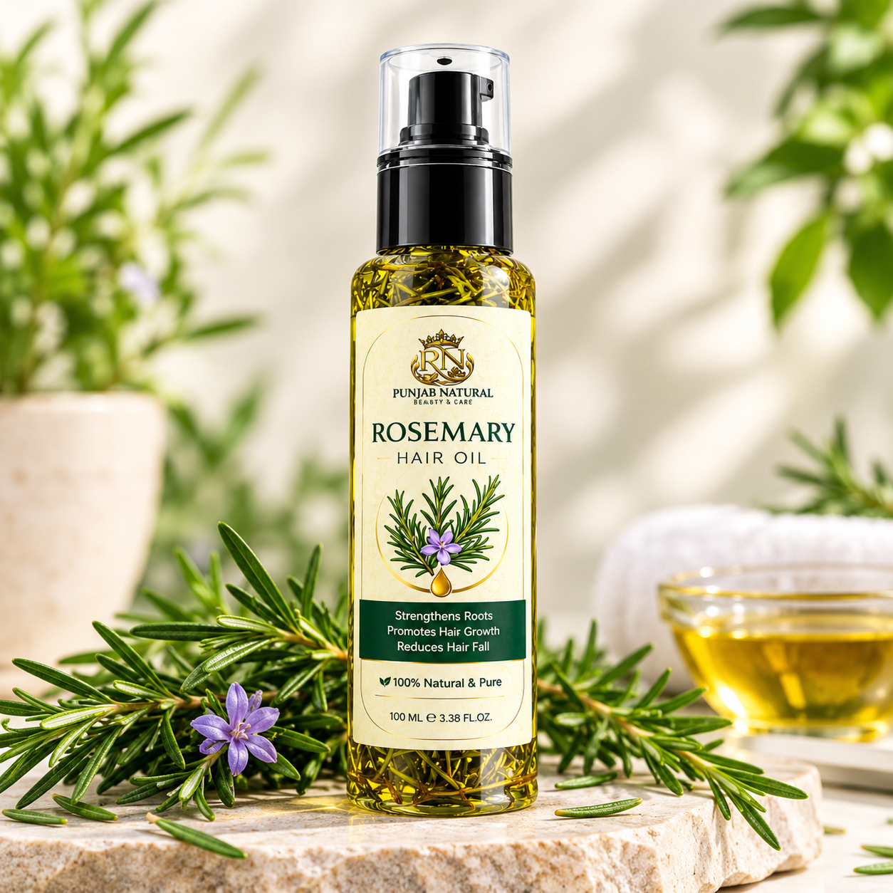 Rumi Naturals Rosemary Hair Oil